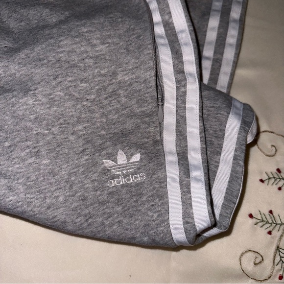 grey adidas sweatpants - Picture 2 of 3